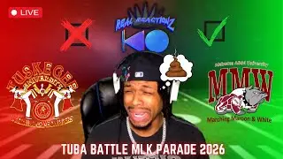 Tuskegee vs Alabama A&M Tuba Battle | 2026 St. Pete MLK Day Parade 🔥