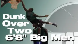 Carlee Clemons Dunks over Two 6'8