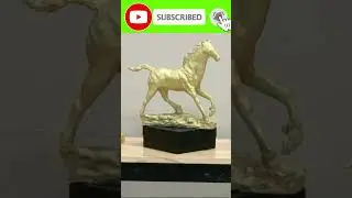 DIY White Cement Horse Sculpture Luxurious, Handcrafted Home Decor