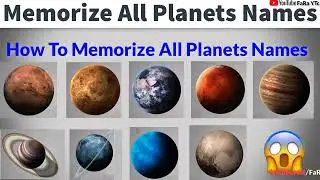 How To Memorize All Planets Names
