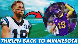 🚨 PANTHERS TRADE ADAM THIELEN BACK to VIKINGS! | Carolina SHAKES UP Roster