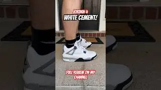 Jordan 4 White cement! Full review on my channel. #jordan #shoes #review #jordan4