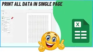 Print All Data In Single Page Or Minimum Page In Excel