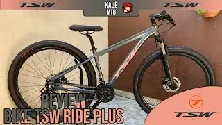Review Bicicleta TSW Ride Plus - Rosa/Cinza