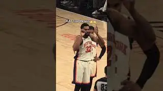 Karl-Anthony Towns so zesty #nba #knicks #newyorkknicks #karlanthonytowns #kat #basketball #nyknicks