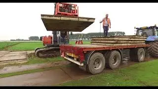 Stelconplaten leggen, Red Eagles Dordrecht.