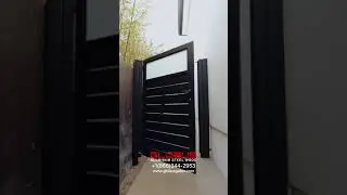 Aluminum Glass Gates by Globusgates.  Los Angeles, CA