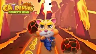 How to Cat Runner game best game Run 🔥 jump and exercises to jump 😱 subway princess runner🔥