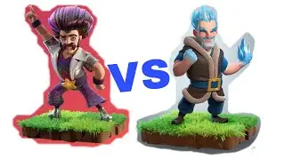 Party Wizard VS Ice Wizard COC #Shorts