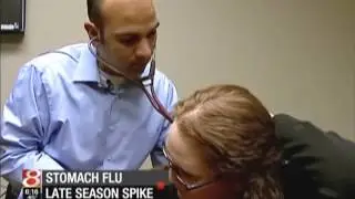 WISHTV - Late Season Stomach Flu Spike