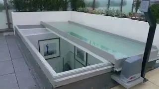 UK Rooflights - SkyOpen - Electric Sliding Rooflight