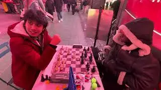 Sammy destroys chess hustler at times square