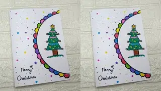 Christmas greeting card ideas 2024 / DIY Christmas card / Easy and Beautiful Christmas card making