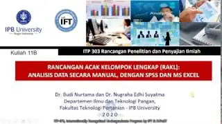 Rancangan Acak kelompok Lengkap RAKL- Rancob Blok | Randomized Complete Block Design Data Analysis