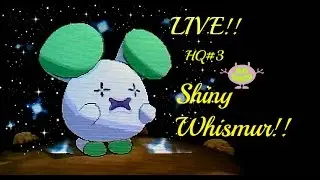 [LIVE!!][HQ#3] Shiny Whismur in Connecting Cave in Pok&eacute;mon X!!