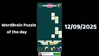 Wordbrain Daily Challenge September 12 2025 | Wordbrain Puzzle of the day Answers