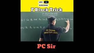 😱📈F Block Elements Trick #shorts #viral #neet_2026 #jee2026