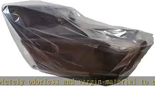 Wowfit Furniture Cover &ndash; Dust-Proof Moving Bag for Chairs, Recliners, & Moving Boxes &ndash; Clear & Odor