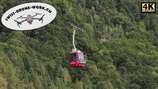 Seilbahn Palfries und ein wundersch&ouml;ner Wasserfall neben Sargans Schweiz Theaser