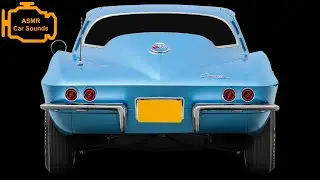🔈 Chevrolet Corvette C2 - 3 Hours Engine V8 Idle Sound | ASMR, Study, Relax, Reduce Stress, Sleep 🔈