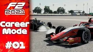 F2 2021 Career Mode: OSCAR'S ROAD TO F1 BEGINS! F2 R1 Bahrain Sprint Race 1