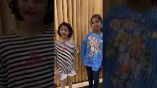 Megastar Chiranjeevi GrandDaughters Nivrithi, Samhita Coocking KFC Style Chicken | Santosham Magzine