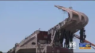 Candlestick In Final Stages Of Demolition