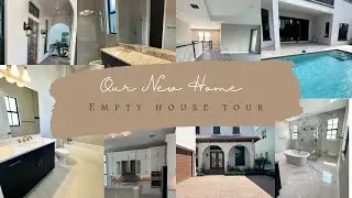 NEW EMPTY HOUSE TOUR 2022 | MODERN BRAND NEW CONSTRUCTION HOME | VLOG | JOANNE MARTINE