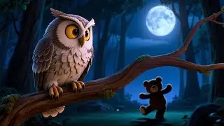 Tiny Glow Worms Light the Skies | Magical Night Rhyme for Kids | Nursery Rhymes & Songs for Children
