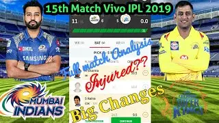MI vs CSK Dream11 Team | 3rd April 2019 | Vivo IPL 2019 | MI vs CSK Dream 11