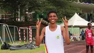 J.H.S girls 400m final. 1:06.06. UBaSSA games 2025.