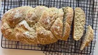 How to bake easy rustic breakfast vegan bread at home [step by step recipe] easy baking recipes