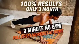 NO GYM FULL CHEST WORKOUT AT HOME || BY VIPINBAAD 