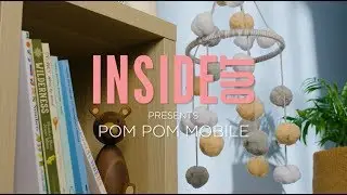 DIY Decorating: How to make a pom pom mobile