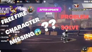 Free Fire character not showing in lobby // after update 2021// Problem Solve video #gaming_creation