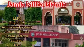 EVERYTHING RELATED TO LLM COURSE OF JMI#exam #entranceexam #duet #jmi #trending #youtube