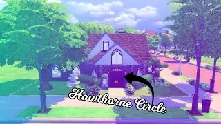 🌳Hawthorne Circle🏡 // Shell Build Challenge w/ MirandaSimsYT // Speed Build // Sims 4