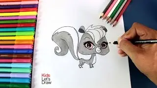 C&oacute;mo dibujar a PEPPER de Littlest Pet Shop | How to draw Pepper Clark