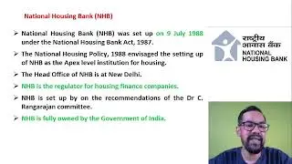 What is NHB | National Housing Bank | Objective & Role of NHB