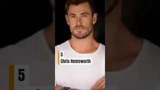 (Top 5)Hollywood's BIGGEST STARS In 2024?✨#chrishemsworth #robertdowneyjr #ranking #hollywoodstars