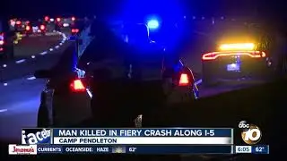 Driver dies in crash on I-5 near Camp Pendleton