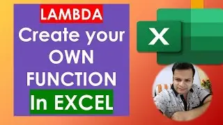 Make your own function in Excel using LAMBDA
