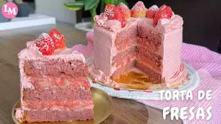 LA TORTA DE FRESAS MÁS DELICIOSA DEL MUNDO 🍓