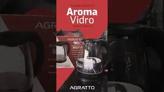 Chaleira El&eacute;trica AROMA Vidro - Agratto