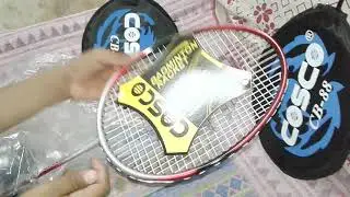Unboxing of cosco CB88 badminton racket