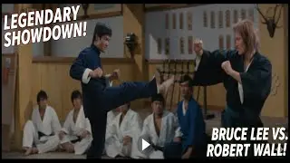 🐉 Bruce Lee vs Robert Wall ⚡ Legendary Showdown 🔥 Epic Martial Arts Fight Scene Must-See