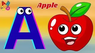 abcd|ABCDE |a for apple | ABCD song for children | abc song | phonics song | Divu learning kids 