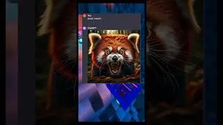 Red Panda 🐼 #ai #minecraft #dalle3 #angry #chatgpt #panda