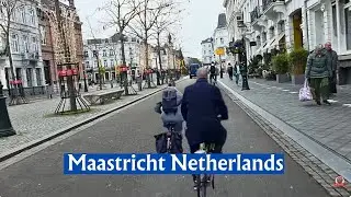 Maastricht Netherlands | E-Bike Tour Maastricht City | Beauty of Maastricht 4K