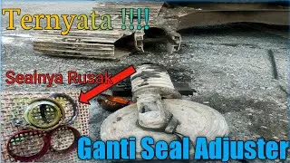 cara ganti seal kit adjuster pc200-8 komatsu